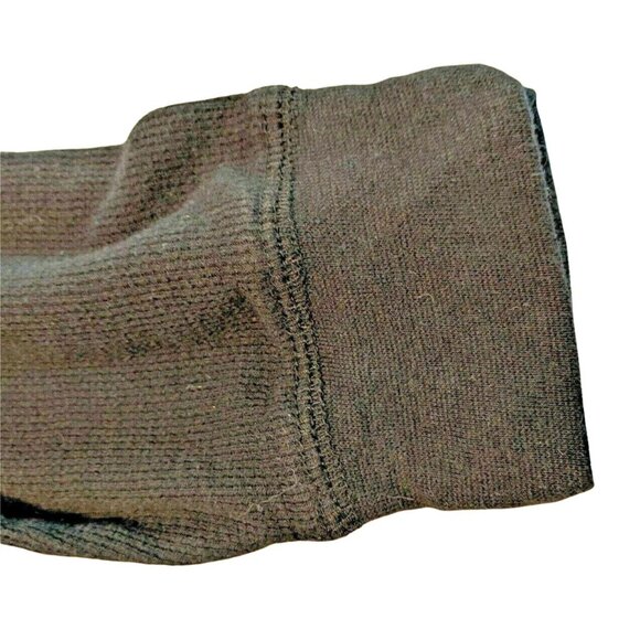 Grey Matters Medium Black Cotton Blend Long Sleeve Lightweight  Sweater 40a - Picture 6 of 8